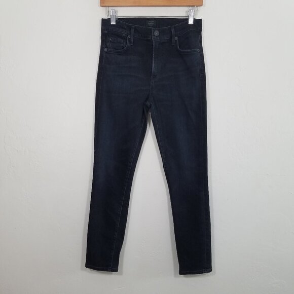 Citizens Of Humanity Rocket Crop Mid Rise Skinny Stretch Jeans Size 28 - Picture 1 of 9